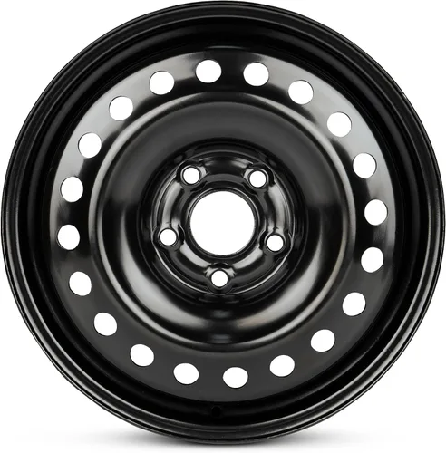 Miniatura 5 de Para Nissan Rogue 14-20 Llanta de acero negro de 17 pulgadas – Reemplazo directo OE – Rueda SUV lista para carretera