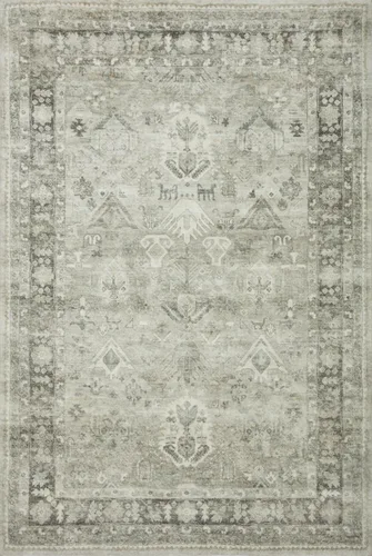Miniatura 12 de Loloi II Rosette Beige/Multi 2'-2" x 3'-8" Alfombra decorativa