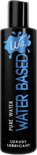 Wet Silver Lubricante a base de agua | Fórmula original premium de larga duración | Vegano, pH equilibrado, hipoalergénico, libre de parabenos, sin