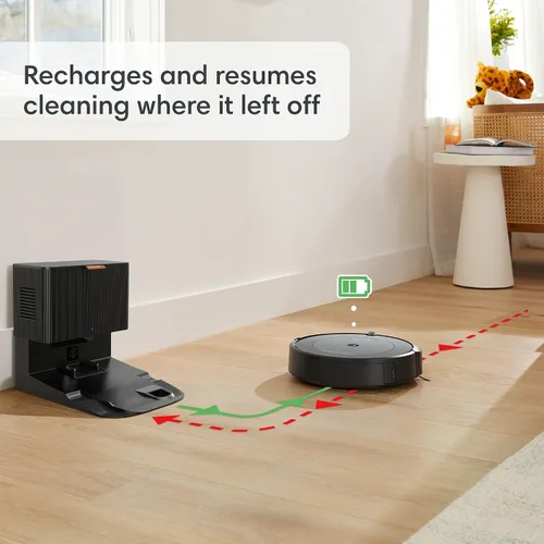 Miniatura 11 de iRobot Roomba Combo i3+ (3574) Robot aspirador y trapeador – Auto-vaciado hasta 60 días, limpieza por habitación con mapeo inteligente, cepillos