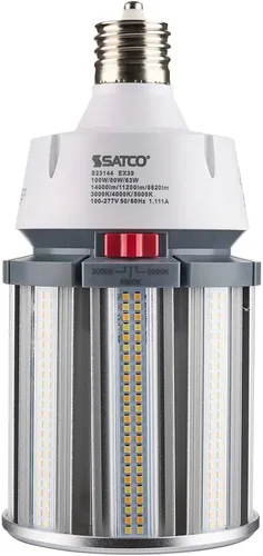 Miniatura 6 de Satco Lámpara LED de mazorca de maíz potable y CCT, base EX39, 1 unidad