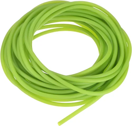 Miniatura 31 de M METERXITY Tubo de goma de látex natural, 5/64 pulgadas [0.067 in] ID x 11/64 pulgadas [0.177 in] OD Tubo de manguera de látex de 10 pies de Verde