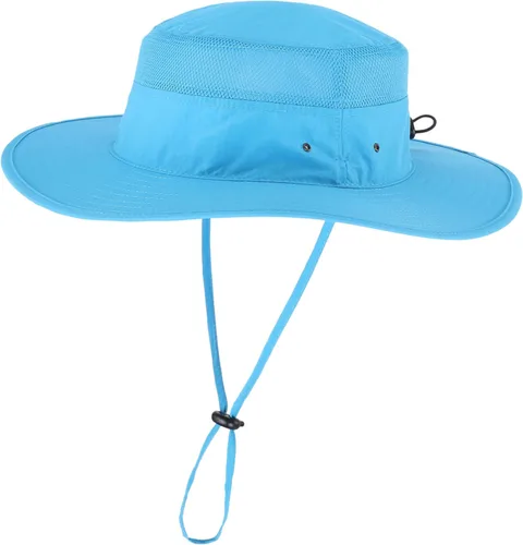 Miniatura 10 de Home Prefer Sombrero de sol UPF 50+ para hombre, ala ancha, protección UV, sombrero para hombre y mujer, playa, safari, jardinería, golf, pesca