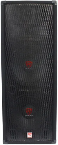 Miniatura 4 de Rockville RSG12.2 Altavoz PA pasivo de 3 vías dual de 12 pulgadas y 2000 W, 4 ohmios, tweeters piezoeléctricos, sonido de rango completo