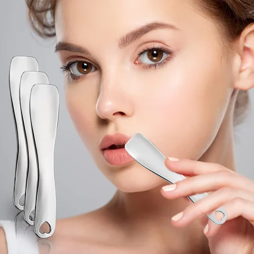 Miniatura 6 de Sibba 3 piezas de espátula facial, rodillo de ojos, rodillo de ojeras, herramienta para el cuidado de la piel, loción de crema facial, aplicador