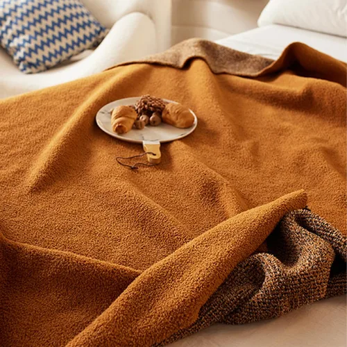 Miniatura 12 de Manta de Zebra 50x70 Beige Mantas de Forro Polar Suaves y Esponjosas para Sofá, Cama o Sillón, Manta Gruesa y Cálida para Mujeres, para Todas