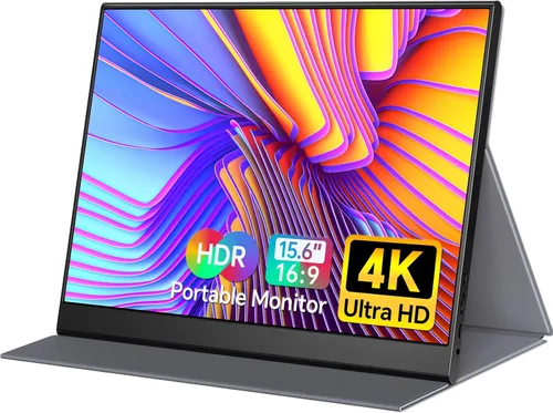 Miniatura 11 de WGK Monitor portátil de 14 pulgadas FHD1200P ultradelgado para monitor de laptop, USB-C HDMI Plug&Play, monitor externo 100% SRGB, pantalla