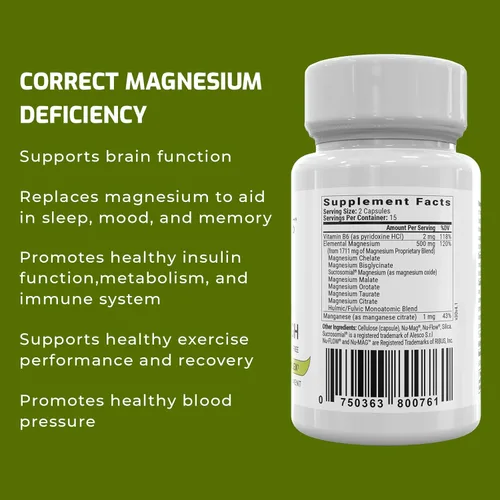 Miniatura 4 de BiOptimizers Magnesium Breakthrough 4.0, (30 cápsulas) y Stress Guardian, (90 cápsulas) – Paquete de suplemento natural para el sueño, el cerebro