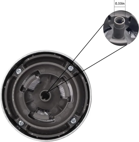 Miniatura 6 de DC97-18058C Perilla de control de electrodomésticos de lavandería se adapta a Samsung Lavadora/secadora Modelo de repuesto