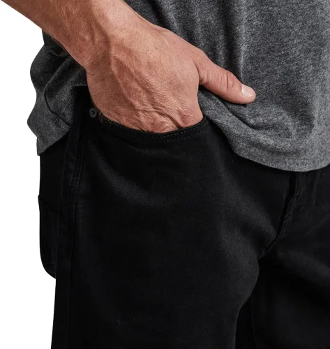 Miniatura 6 de Roark Pantalones de mezclilla HWY 128 de sarga rotos de corte recto para hombre, elegante diseño de 5 bolsillos, pantalones casuales para uso diario