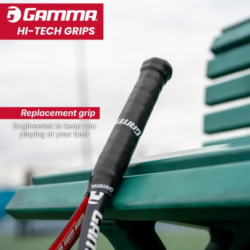 Miniatura 2 de Gamma Hi-Tech Replacement Tennis Grip, High Traction Feel, Maximum Control, Durable Tennis Racquet Grip, Tacky Surface