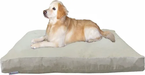 Miniatura 9 de Almohada ortopédica prémium con espuma viscoelástica para cama de perro, con revestimiento interior impermeable y cubierta externa de microgamuza