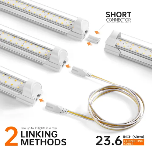 Miniatura 7 de Bstrip T8 - Luz de cultivo de 1.4 pies, 36 W (2 x 18 W), luces para plantas de cultivo en interiores con temporizador, espectro completo con LED