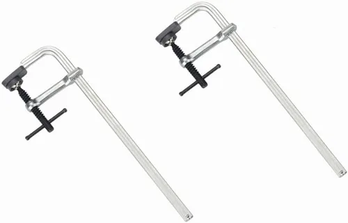 Miniatura 2 de FLZOSPER Abrazadera de barra F resistente de 8 pulgadas (garganta, 3.150 x 7.874 in), abrazaderas de barra de acero forjado para carpintería