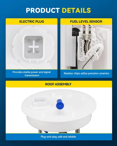 Miniatura 199 de PHILTOP FG1538 Conjunto de Bomba de Combustible Eléctrica con Unidad de Envío Compatible con Nissan Versa 1.6L Sedán/N17X 2012-2019, 2014-2019 Versa