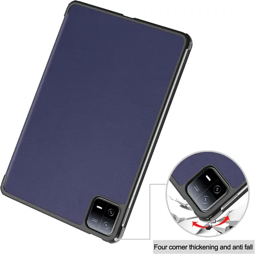 Miniatura 5 de Funda inteligente para XIAOMI Pad 6 de 11 pulgadas, con función de encendido y apagado automático para XIAOMI Pad 6, color azul marino