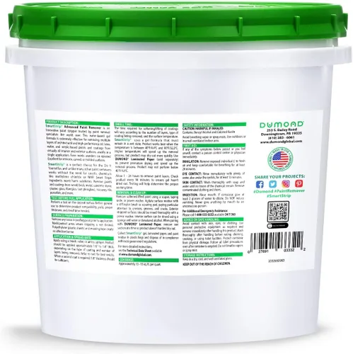 Miniatura 3 de Paquete de descuento avanzado Smart Strip, incluye: removedor de pintura avanzado Smart Strip (2 cuartos de galón), papel laminado (3 hojas)