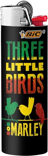 Miniatura 4 de BIC Maxi encendedor de bolsillo, edición especial, colección Bob Marley, varios diseños únicos de encendedores, paquete de 8 encendedores