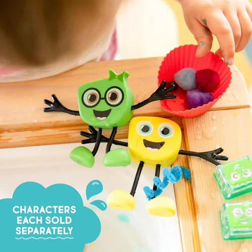 Miniatura 8 de Glo Pals Paquete de cubos iluminados activados por agua para juegos sensoriales, paquete de 12 (Tierra extraordinaria)