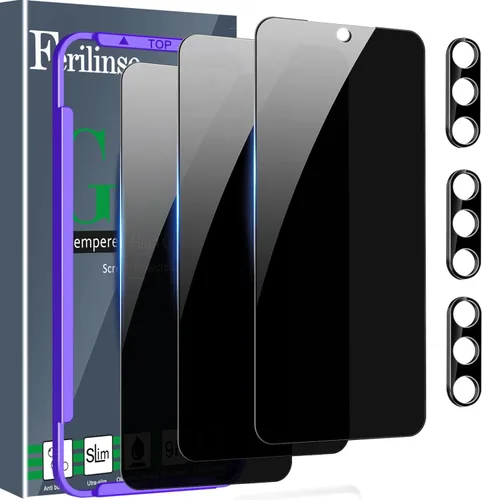Miniatura 14 de Ferilinso Paquete de 6 Protectores de Lente de Cámara para Accesorios de iPhone 17 Pro, Compatible con Fundas de Teléfono, Cubierta de Vidrio