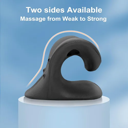 Miniatura 8 de Estirador de cuello con terapia magnética de acupresión para aliviar el dolor, relajante de cuello y hombros, almohada quiropráctica, restaurar