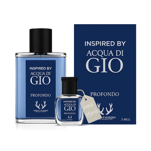 Eau de Parfum – Fragancia acuática de larga duración para hombres – Perfume Spray de 3.4 fl oz con muestra de perfume de 0.5 fl oz (seleccionado al