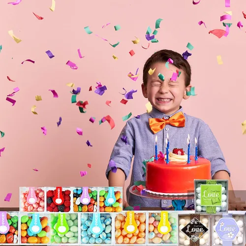 Miniatura 3 de KissYou Pequeña caja de acrílico con tapa, cubo cuadrado transparente, contenedores de almacenamiento de joyas para dulces, graduación, boda, fiesta