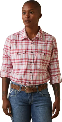Miniatura 8 de Ariat Camisa de trabajo para mujer Rebar Made Tough Venttek Durastretch