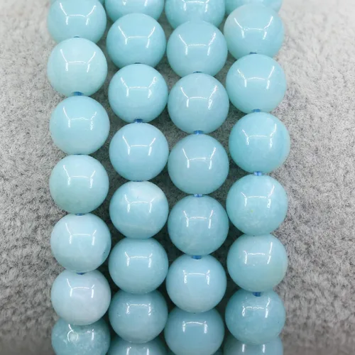 Miniatura 136 de Amandastone Pulsera elástica de cuentas redondas de 0.315 in con piedras preciosas naturales de 7 pulgadas
