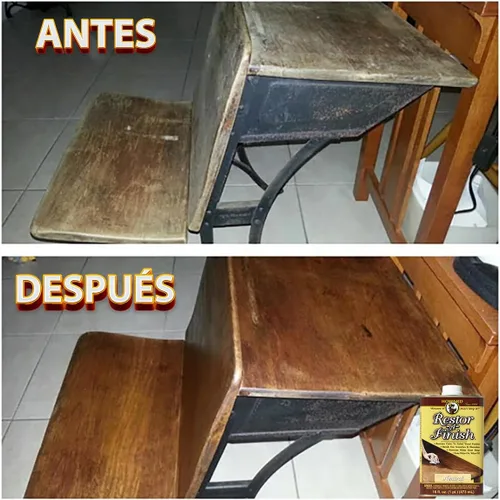 Miniatura 8 de Howard Products Restor-A-Finish, tinte para madera para restaurar un acabado para superficies de madera, roble dorado, 16 fl oz, paquete de 1
