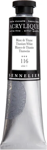 Miniatura 48 de Sennelier Acrílico para artistas extrafinos, 2.0 fl oz, luz verde cromo S3