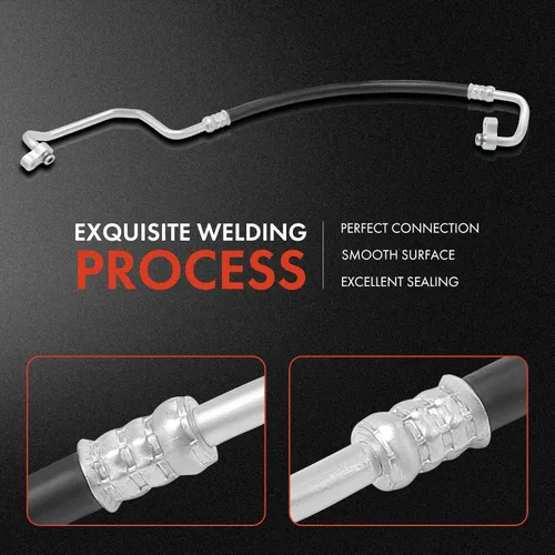 Miniatura 5 de A-Premium Conjunto de manguera de línea de descarga de A/C compatible con Honda Accord, 2003 2004 2005 2006 2007, 2.4L, sedán, compresor a
