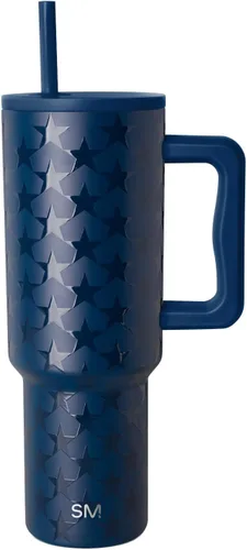 Miniatura 55 de Simple Modern Vaso Trek de 40 oz con Asa y Tapa con Pajilla Vaso de Viaje Aislado de Acero Inoxidable Apto para Portavasos Slumberland