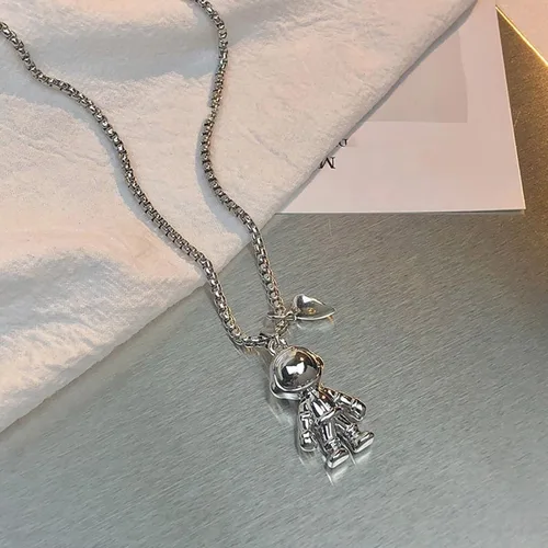 Miniatura 9 de Collares de astronauta, collares de regalo para el día de San Valentín, collares magnéticos para parejas, astronautas, parejas, atrayendo cada 2