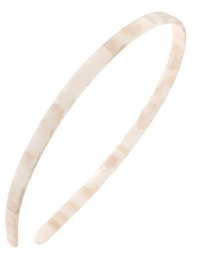 Miniatura 5 de Diadema marrón para mujer, France Luxe de 1/4 de pulgada, ultracómoda, delgada, África, ajuste flexible con dientes suaves antideslizantes, sujeción