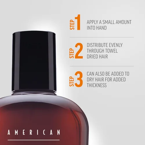 Miniatura 5 de American Crew Loción para textura de cabello para hombre, ligera, sujeción ligera para cabello fino y fino, acabado natural y bajo brillo, 8.4 onzas