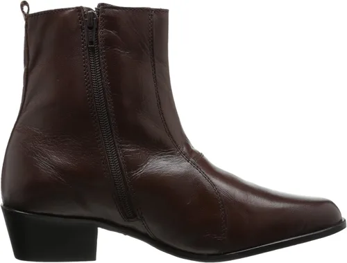 Miniatura 6 de Stacy Adams Santos - Botas con cremallera lateral para hombre, cuero negro