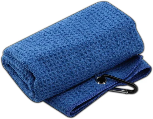 Miniatura 7 de JXGZSO Toalla de golf bordada para papá, toalla de golf bordada con clip (Best Dad by par)