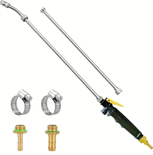 Miniatura 9 de Varita pulverizadora, rociador universal ajustable con púa de latón de 3/8 pulgadas, varilla rociadora de repuesto de acero inoxidable con válvula