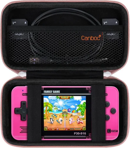 Miniatura 10 de Canboc Carrying Case for WELLST·G Handheld Game -Preloaded 220 Retro Video Games/ My Arcade Atari Pocket Player Pro Game Console, Mesh Pocket fits