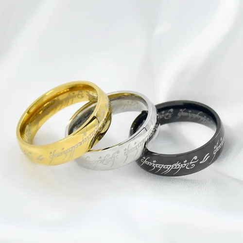 Miniatura 3 de El Señor de los Anillos Anillo de Poder para Hombres y Mujeres Fidget Anillo para Hombres