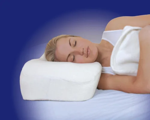 Miniatura 2 de Splintek SleepRight - Almohada de espuma viscoelástica SleepRight para dormir, la mejor almohada para dormir de lado, tamaño estándar de 24 x 5