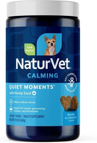 Miniatura 9 de NaturVet Quiet Moments Spray Calmante Herbal para Habitación Suplemento para Perros – Ideal para Automóviles, Jaulas para Perros, Nuevos Entornos