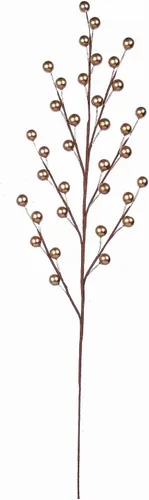 Miniatura 9 de Larksilk 12 tallos artificiales en aerosol de rosa de bayas rojas – Bayas de acebo para decoración de Navidad, manualidades, vacaciones y decoración