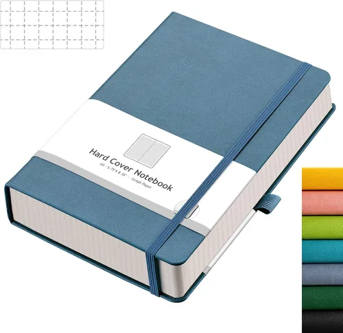 Miniatura 22 de AHGXG Cuaderno de papel cuadriculado - Cuaderno de papel de cuadrícula tamaño A4 grande 8.5''×11'', 320 páginas de diario grueso, papel cuadriculado