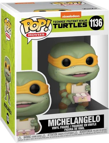 Funko Pop Movies: Teenage Mutant Ninja Turtles: Secret of the Ooze - Miguel Ángel - Figura de vinilo coleccionable - Idea de regalo - Producto