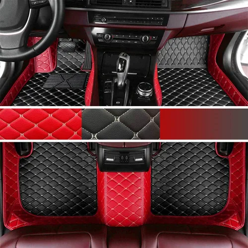 Miniatura 18 de Personaliza los tapetes de cuero de lujo de protección para todo tipo de clima para el 99 % de los automóviles, SUV y camiones según el modelo Beige