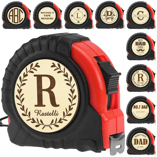 Cinta métrica personalizada grabada para papá, 10 pies, nombre personalizado, foto, regalos para el día del padre, abuelo, hombres, herramienta