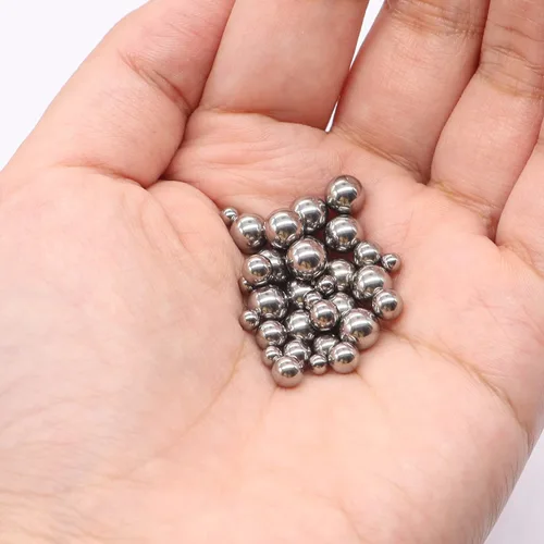 Miniatura 5 de weideer 430pcs Bolas de acero inoxidable de precisión bolas de rodamiento de bicicleta Bolas de mezcla de metal Kit surtido 1/4 "7/32" 3/16" 5/32
