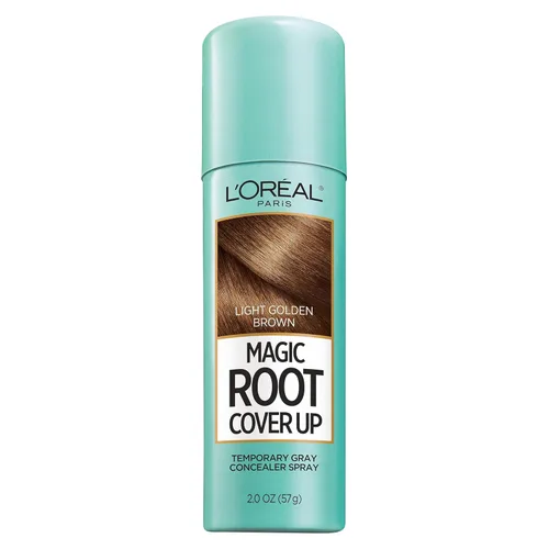 Miniatura 14 de L'Oreal Paris Magic Root Cover Up - Aerosol para el cabello gris, cobertura de cabello 100% canas con fórmula construible, ligera, resistente a